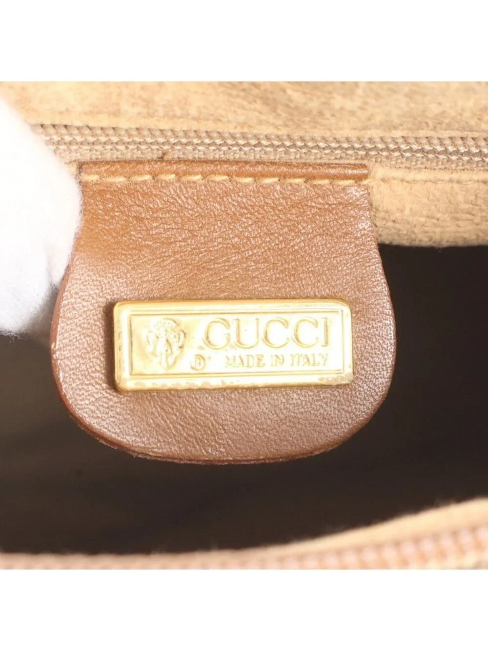 Gucci GG Supreme Leather Shoulder Bag Messenger Business Brown
